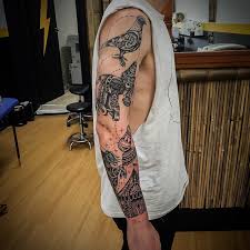 Yeah, we might have just raised our own hands. Patterned Circus Animals Tattoos On Arm Best Tattoo Ideas Gallery