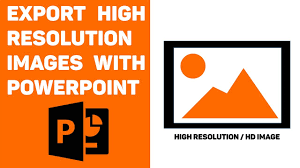 powerpoint tutorial export high resolution images