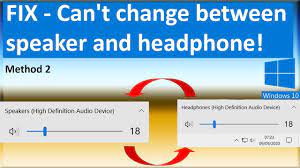 Fix Can T Change Between Speaker And Headphone On Windows 10 Method 2 In 2020 Windows 10 Headphone Speaker