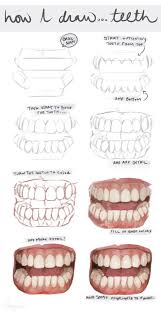 T E E T H By Thefrenchquarter How To Art Digital Art Tutorial Digital Painting Tutorials Teeth Drawing