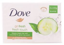 If had makeup, then cleanse twice for 30 seconds. Dove Go Fresh Fresh Touch Beauty Cream Bar