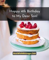 Here are some more happy birthday son quotes and messages with images to wish your son as a mother. Birthday Wishes For Son Turning 4 4th Birthday Wishes