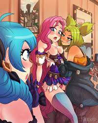 Gwen & Seraphine & Zeri Porn Comics by [Khartemis] (League of Legends) Rule  34 Comics 