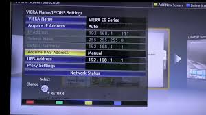 I also have a panasonic 58 plasma tv. How To Change Dns Settings On Panasonic Viera Smart Tv Stream Telly