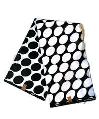 Black And White Polka Dot Fabric By The Yard 6 Yards Large Black And White Polka Dot African By Ngunichild African Wax Print African Fabric Printing On Fabric