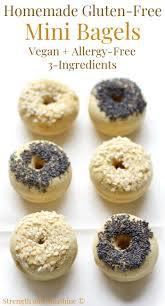Homemade 3-Ingredient Gluten-Free Mini Bagels (Vegan, Allergy-Free)