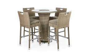 The two most common bar stool seat heights are 24 and 30 inches, so you can select the right seating solution for your dining room table, counter table or snack bar. Rattan Wicker Bar Table Garden Furniture Allens Hire