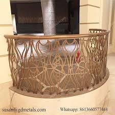 Balcony railing cnc cutting railing design. Laser Cut Rose Golden Balcony Stainless Steel Railing For Villa Buy Laser Cut Rose Golden Balcony Ss Railing