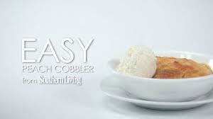 Combine peaches, 1 cup of the sugar and the water in a saucepan and mix well. How To Make The Easiest Peach Cobbler Myrecipes Youtube