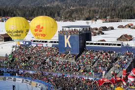 Кандахар (bg) rennstrecke für skiabfahrt (de); Ski Weltcup Garmisch Partenkirchen 2020