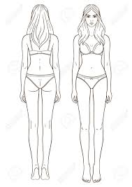 Free male body outline template. Vector Illustration Of Woman S Body Isolated Outline Line Royalty Free Cliparts Vectors And Stock Illustration Image 117767258