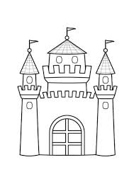 Prinzessin Prinzessinnenschloss Ausmalen Zum Ausmalen Prinzessinnenschloss Schlosszeichnung Ausmalen