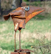 Chris Kircher Metal Art Metal Birds Scrap Metal Art