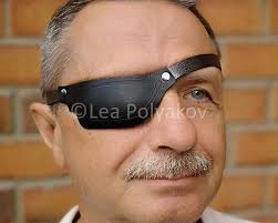 Amazon.com: Handmade Black or Brown Real Leather Eye Patch. Suitable for  Permanent Use. Medical eyepatch for Left or Right Eye. : Clothing, Shoes &  Jewelry