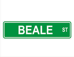 Beale Street Memphis Street Sign Road Sign 6 X 24 Etsy Custom Street Signs Street Signs Beale Street
