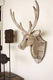 Kalalou Recycled Wooden Deer Head Wall Hanging In 2020 Wood Deer Head Reclaimed Wood Wall Decor Deer Heads Wall