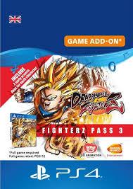 Each fighter comes with their respective z stamp, lobby avatars, and set of alternative colors. Dragon Ball Fighterz Fighter Pass 3 Uk Ps4 Cdkeys