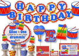 So why not organize a birthday party for her that she'll cherish all her life? Music 1st Birthday Party Decorations Musical Baby Shower Music First Birthday Banner Music Theme Party Drum Xylophone Maraca By Bc Paper Designs Catch My Party