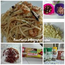 Ia bermaksud spaghetti dengan bawang putih dan minyak dalam bahasa itali. Bahan Resepi Spaghetti Aglio Olio