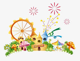 خلفيات كرتون كرتون ملاهي قصر الكرتون Cartoon Background Frame Decor Photoshop Design
