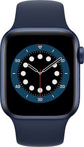 Apple Watch Series 6 44mm In Blue Aluminum Deep Navy Sport At T