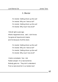 Just Wanna Die Depressing Songs And Poems Ebook By James Taris