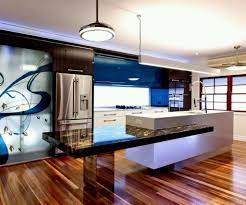 Curved islands as you know, rectangular shapes kitchen islands are one of the classic furnishing items in the kitchen interior; 40 Stunning Modern Contemporary Kitchen Ideas Popy Home Kitchen Decor Modern Modern Kitchen Island Design Kitchen Design Decor