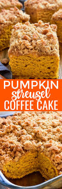 Pumpkin Coffee Cake Recipe Pumpkin Coffee Cakes Pumpkin Recipes Coffee Cake