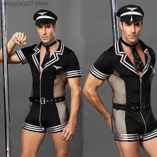 Conjunto sexy JSY Porno Hombres Ropa interior Sexy Uniforme de policía  Cosplay Conjunto de lencería Hot Erotic Comes Catsuit Ropa para sexo Juego  de ...