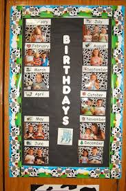 I Love This Birthday Chart Using The Kids Pictures Instead