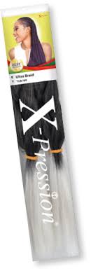 How to create highlights ombre with braiding hair mix colours featuring grasfield african prints. X Pression New Version
