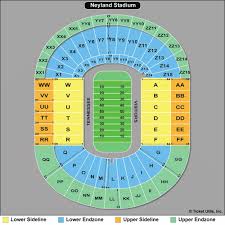 Map Of Tennessee Football Seating Map Free Download