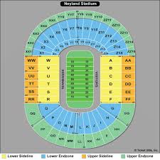 Map Of Tennessee Football Seating Map Free Download