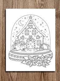 Printable Digital Coloring Page For Grownups Merry Christmas Etsy Christmas Coloring Sheets Christmas Drawing Christmas Coloring Pages