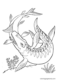 Free baryonyx from jurassic world coloring pages printable for kids and adults. Mosasaurus Jurassic World Printable Coloring Pages Jurassic World Coloring Pages Coloring Pages For Kids And Adults