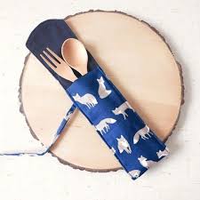 餐具包 日本布餐具套 環保餐具袋 外帶餐具收納袋 野餐小物 cute lunch boxes unique items products camping cutlery holder
