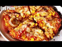Egg Pizza Indian Street Food Omelette Pizza Anda Wala Pizza Pizza Recipe By Anjuskitchen Youtube Indian Street Food Egg Pizza Street Food