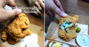 For ads to my channel and promote of your product you to my channel you can message me at my facebook acount in this link thank you so much for watching. Jollibee Customer In The Philippines Served Fully Battered Fried Towel Mothership Sg News From Singapore Asia And Around The World