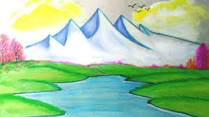 Watercolor How To Draw Scenery Mountain Drawing Of Nature Water Color Painting Youtube Here you can explore hq mountain drawing transparent illustrations, icons and clipart with filter setting like size, type, color etc. watercolor how to draw scenery mountain drawing of nature water color painting