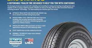 Rv Tire Safety Goodyear Endurance St Tire Info