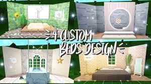 Give feedback below and change is hard for me. 4 Custom Bed Designs Ideas Bloxburg Building Hacks Youtube
