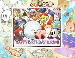 happy birthday kirby kirby kirby games happy 26th anniversary
