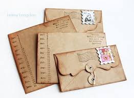 Pretty Cards To Make And Use They Look Old Envelope Art Cards Scrapbook