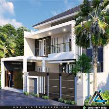 Bagian atas pada rumah ini tidak digunakan sebagai rooftop garden karena sudah diwakili oleh. Desain Rumah Mewah Dengan Halaman Luas Cek Bahan Bangunan