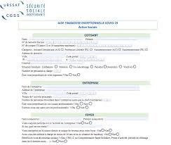 Demande D Aide Exceptionnelle Fonds D Action Sociale Coronavirus