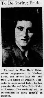 Ruth Kahn Stern (1925-1987)