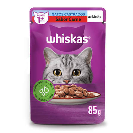 SACHE - WHISKAS ADULTO CASTRADO CARNE