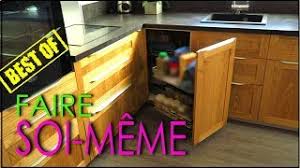 Côté meubles, des tabourets hauts en métal brossé ou en cuir, finiront de donner un look indus' à votre cuisine en u. Faire Soi Meme Une Cuisine Amenagee Sur Mesure Pas Chere Menuisier Realisation Pmbricoleur Youtube