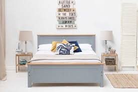 Luxury leather beds brought to you by beds.co.uk. Rostherne Grey Oak Farmhouse Wooden Bed Frame Single Double King Size Wooden Bed White Wooden Bed Farmhouse Bed Frame