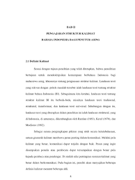 Sebuah kalimat dikatakan sempurna bila memiliki minimal dua unsur, yaitu subyek dan. Pengajaran Struktur Kalimat Bahasa Indonesia Bagi Penutur Bahasa Asing